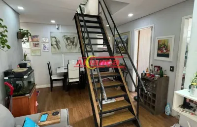 Apartamento duplex com 4 dormitórios à venda, 78m² - cidade pq. alvorada - guarulhos/sp
