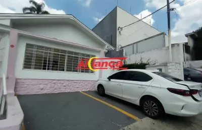 Vendo casa térrea de esquina residencial ou comercial centro de guarulhos com 247 m²