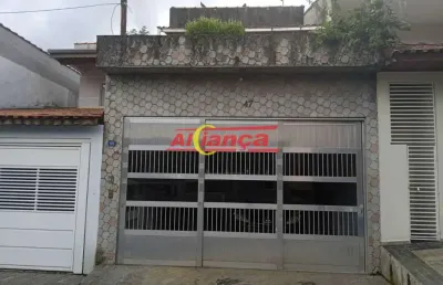 Sobrado á venda no parque continental 2, com 03 dormitórios sendo 01 suíte, 02 vagas, edícula,