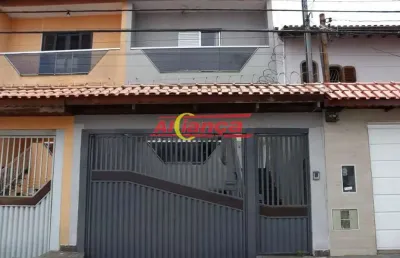 Sobrado com 4 dormitórios (2 suítes) e 6 vagas, 247 m² - jardim bom clima - guarulhos/sp
