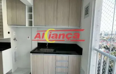 Apartamento com 3 dormitórios à venda com 3 dormitórios e 2 vagas - ponte grande / guarulhos