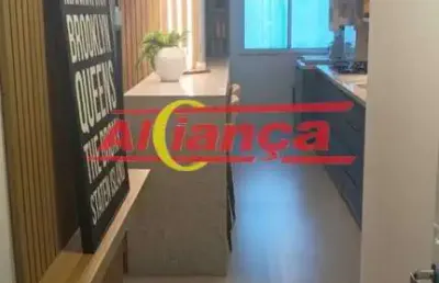 Apartamento com 2 dormitórios à venda, 61,72 m² - picanço - guarulhos/sp