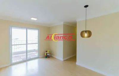Apartamento com 3 dormitórios à venda, 71 m² - macedo - guarulhos/sp