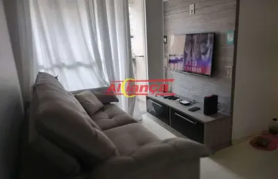 Apartamento com 3 dormitórios à venda, 62 m² - ponte grande - guarulhos/sp