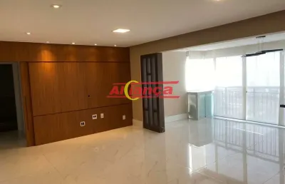 Lindo apartamento próximo ao shopping maia de 122m² e 3 vagas e garagem- guarulhos-sp.