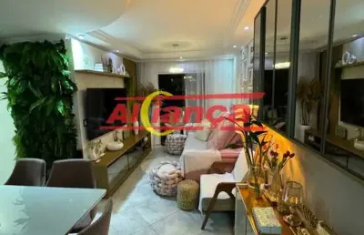 Apto 3 dorms. sendo 1 suite no cond.villagio golden tower.
