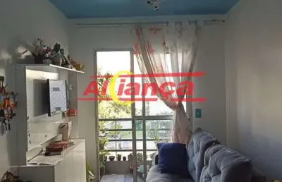 Apartamento com 2 dormitórios à venda, 50 m² - macedo - guarulhos/sp