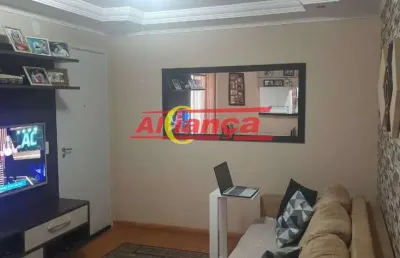 Apartamento com 2 dormitórios à venda, 46 m² - água chata - guarulhos/sp