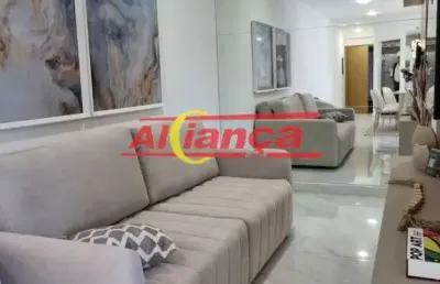 Apartamento à venda 98.90m² com 3 quartos, 3 banheiros - centro - guarulhos/sp.
