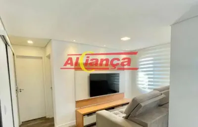 Apartamento com 2 dormitórios à venda, 59 m² - jardim imperador - guarulhos/sp