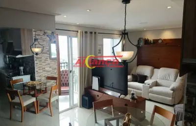Oportunidade - apartamento com 3 quartos, sendo 1 suite à venda, 67 m² - vila augusta - guarulhos/sp