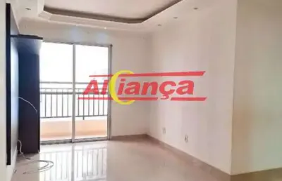Apartamento com 3 quartos, 2 vagas, 70 m² - jardim flor da montanha - guarulhos
