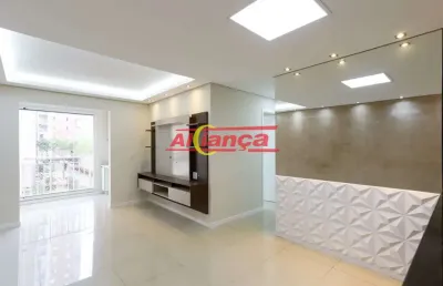 Apartamento com 3 dormitórios à venda, 147 m² - jardim flor da montanha - guarulhos/sp