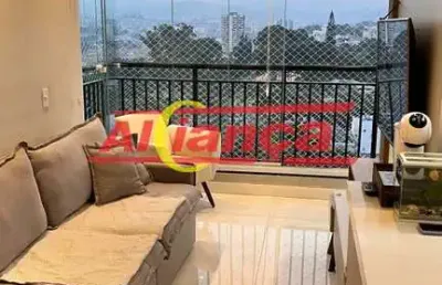 Apartamento com 2 dormitórios à venda, 51m² - macedo - guarulhos/sp