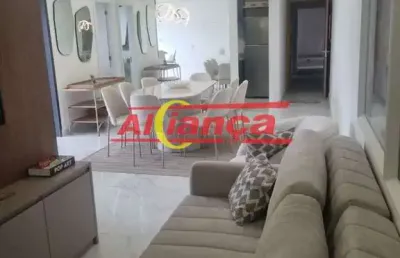 Apartamento à venda 98.90m² com 3 quartos,  3 banheiros - centro - guarulhos/sp.