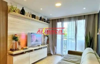 Apartamento a venda com 3 quartos, 83m² - jardim flor da montanha - guarulhos/sp.