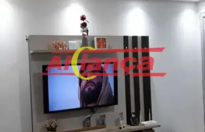 Apartamento com 2 dormitórios à venda, 46 m² - agua chata - guarulhos/sp