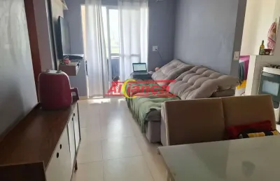 Apartamento 55m²  2 dormitórios com suíte à venda-pq continental-grs/sp
