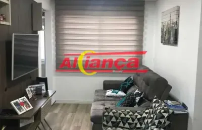 Apartamento com 2 dormitórios à venda, 59 m² - picanço - guarulhos/sp