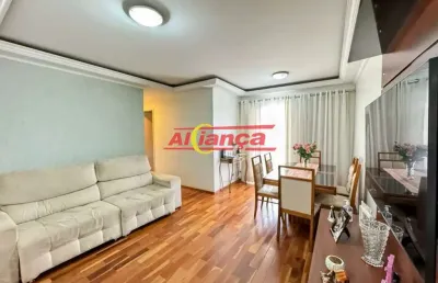 Apartamento á venda com 2 dormitórios - 69m² na vila galvão em guarulhos/sp