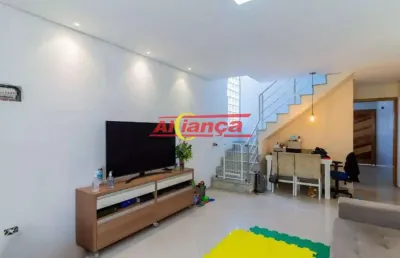 Sobrado 104m², com 3 quartos e 1 suíte à venda no jardim santa clara