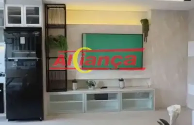 Apartamento com 2 dormitórios à venda, 75 m² - jd flor da montanha  -  guarulhos/sp