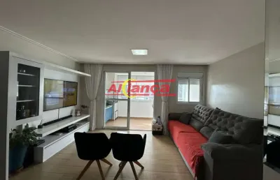 Apartamento com 3 dormitórios à venda, 95m² - vila augusta - guarulhos/sp