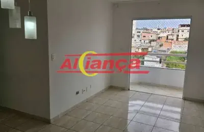 Apartamento com 3 dormitórios e 1 suíte à venda, 70 m² - centro - guarulhos/sp