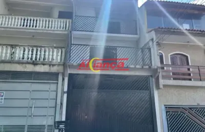 Sobrado à venda no jardim city guarulhos/sp  280m², 3 dorm, 1 suíte, 6 vagas - analisa permuta