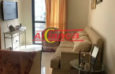 Apartanento 2 quartos sendo  1 suíte , no gopoúva 62m² - 1 vaga