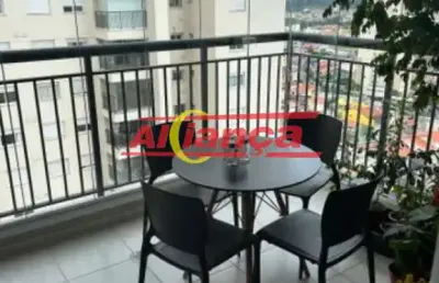 Apartamento a venda no cidade maia (porteira fechada) 68m² - guarulhos/sp