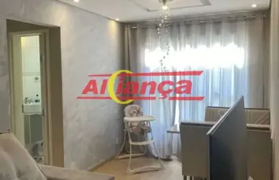 Apartamento com 2 dormitórios à venda, 58 m² - jardim paraventi - guarulhos/sp