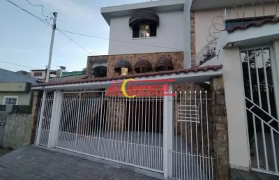 Sobrado no rosa de frança em guarulhos, com 04 dorm, suite, 04 vagas