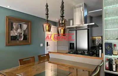 Apartamento com 3 dormitórios ao lado do shopping cidade maia em guarulhos