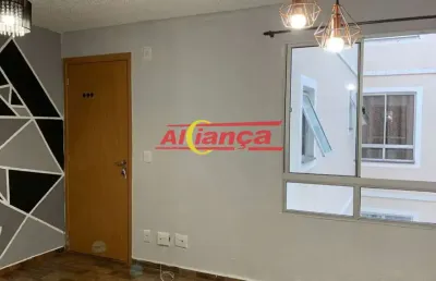 Apartamento com 2 dormitórios à venda, 45m² - água chata - guarulhos/sp