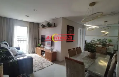 Apartamento com 2 dormitórios à venda, 58 m² - jardim flor da montanha - guarulhos - sp