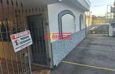 Casa térrea comercial  -3 quartos (1 suite ) salão fundos - 324m² - 8 vagas - guarulhos / sp
