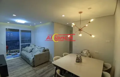 Apartamento com 68 metros, porteira fechada - jardim flor da montanha