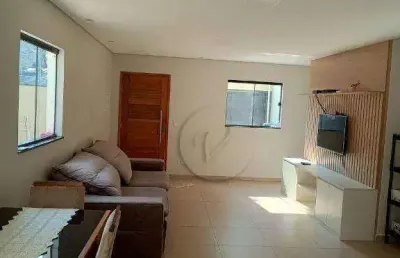 Sobrado à venda, 100 m² por r$ 660.000,00 - parque das nações - santo andré/sp