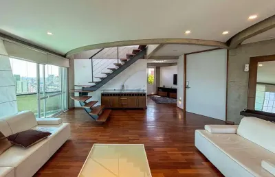 Cobertura com 5 dormitórios, 414 m² - venda por r$ 3.500.000,00 ou aluguel por r$ 22.650,00/mês - jardim - santo andré/sp