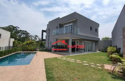 Casa com 4 dormitórios, 307 m² - venda por r$ 3.550.000,00 ou aluguel por r$ 23.000,00/mês - granja viana - cotia/sp