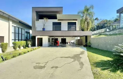 Casa com 4 dormitórios, 360 m² - venda por r$ 3.200.000,00 ou aluguel por r$ 15.136,69/mês - granja viana - cotia/sp