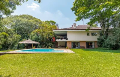 Casa em condomínio fechado com 6 quartos à venda na rua das granjas, 900, vila santo antônio, cotia por r$ 5.400.000