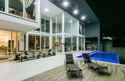 Casa com 4 dormitórios à venda, 600 m² por r$ 7.500.000,00 - granja viana - cotia/sp