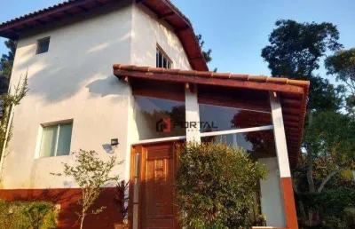 Casa com 3 dormitórios à venda, 150 m² por r$ 850.000,00 - chácara represinha - cotia/sp