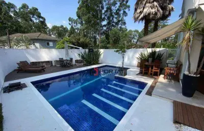 Casa com 4 dormitórios para alugar, 384 m² por r$ 21.145,00/mês - granja viana - cotia/sp