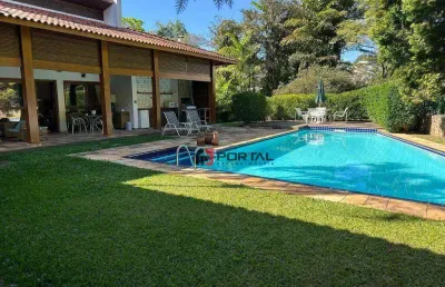 Casa com 4 dormitórios à venda, 550 m² por r$ 2.300.000,00 - granja viana - cotia/sp