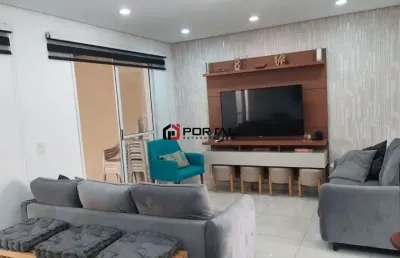 Casa em condomínio fechado com 3 quartos à venda na passagem abaru, 1502, chácara quiriri, carapicuíba por r$ 745.000