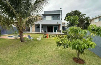 Casa com 4 dormitórios à venda, 300 m² por r$ 2.350.000,00 - granja viana - jandira/sp