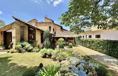 Casa com 4 dormitórios à venda, 300 m² por r$ 3.350.000,00 - granja viana - jandira/sp